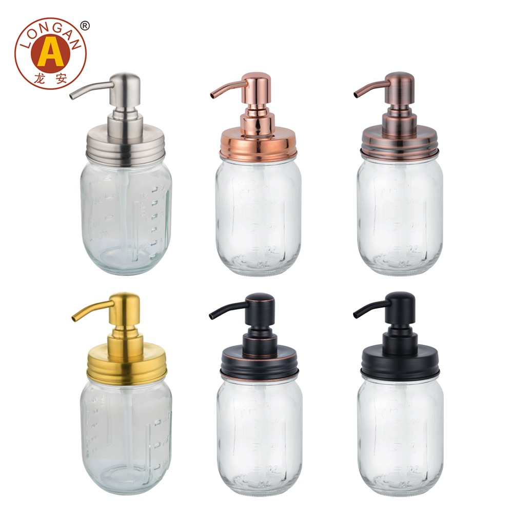 LA55 Manual Press Baño Batillo Dispensador de jabón Disps Bomba líquida de lavado con botella de 500 ml