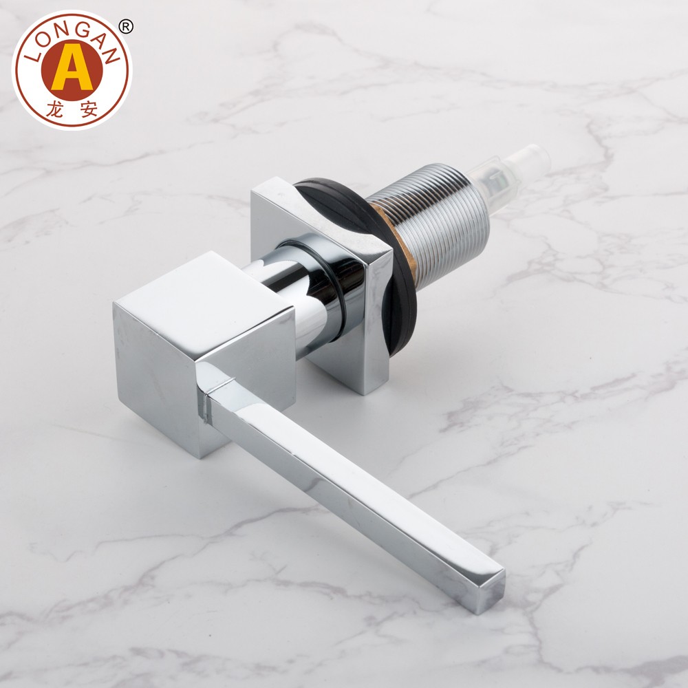 T08 Material de latón de fábrica Dispensador de jabón de fregadero de cocina 