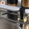 Dispensador de jabón de mano de latón T01 para lavado de platos de cocina 