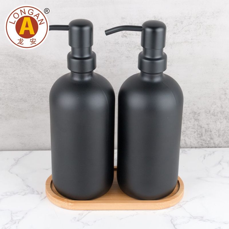 LA57 500 ml de botella Boston con bombas de acero inoxidable