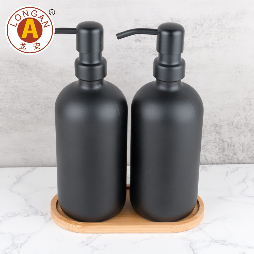 LA57 500 ml de botella Boston con bombas de acero inoxidable