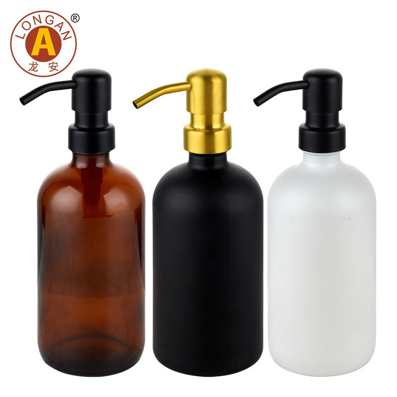 LA57 500 ml de botella Boston con bombas de acero inoxidable
