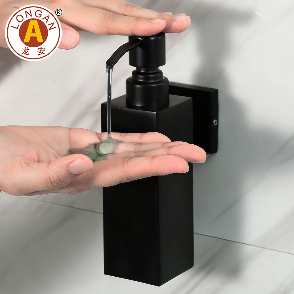 B21 Botella de dispensador de bomba de acero inoxidable de 250 ml-recargable ecológico