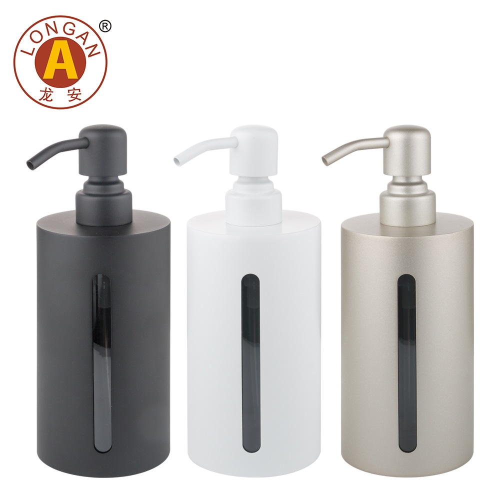 B41 Botella de jabón líquido de loción redonda de acero redondo reutilizable 304 con bomba