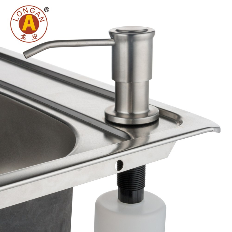 Dispensador de jabón de fregadero de acero inoxidable F52