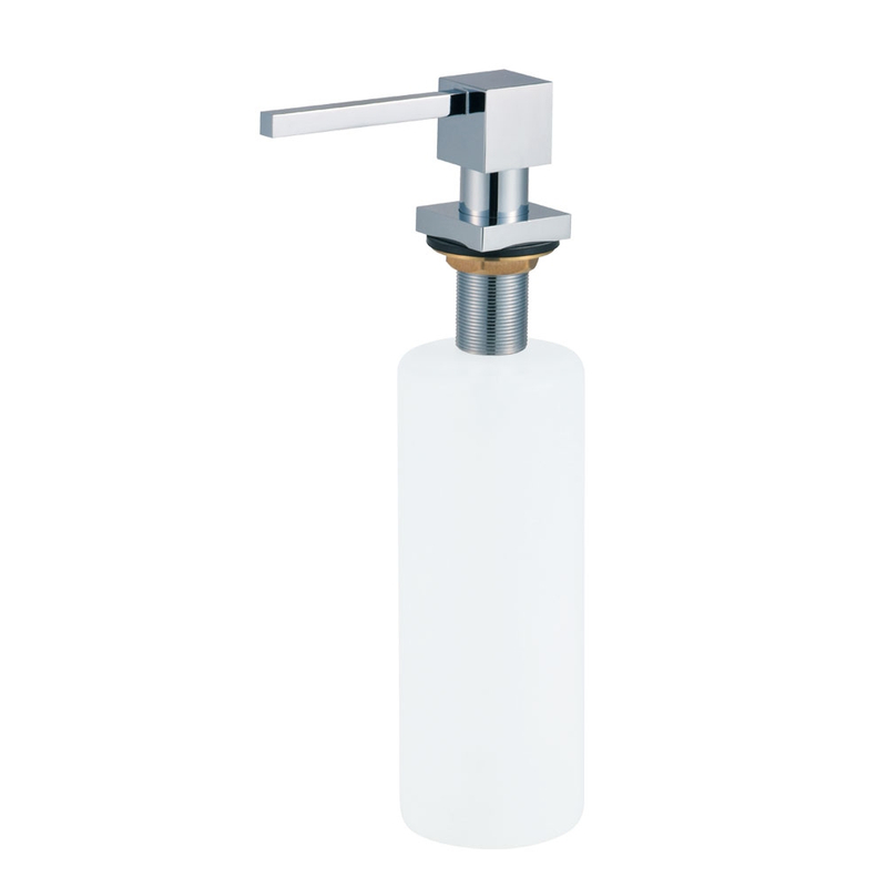 T08 Material de latón de fábrica Dispensador de jabón de fregadero de cocina 