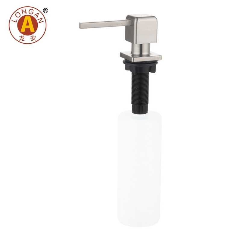F54 304 Dispensador de jabón de fregadero de acero inoxidable para cocina 