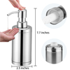Botella de dispensador de bomba de acero inoxidable de 300 ml-ecológico