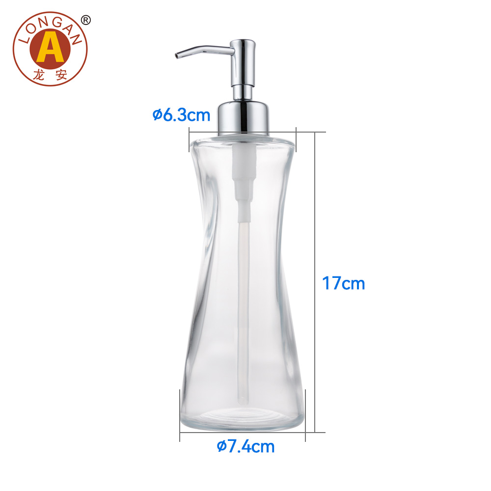 LA71 Botellas de dispensador de jabón líquido de jabón de jabón de manos de mano de lujo