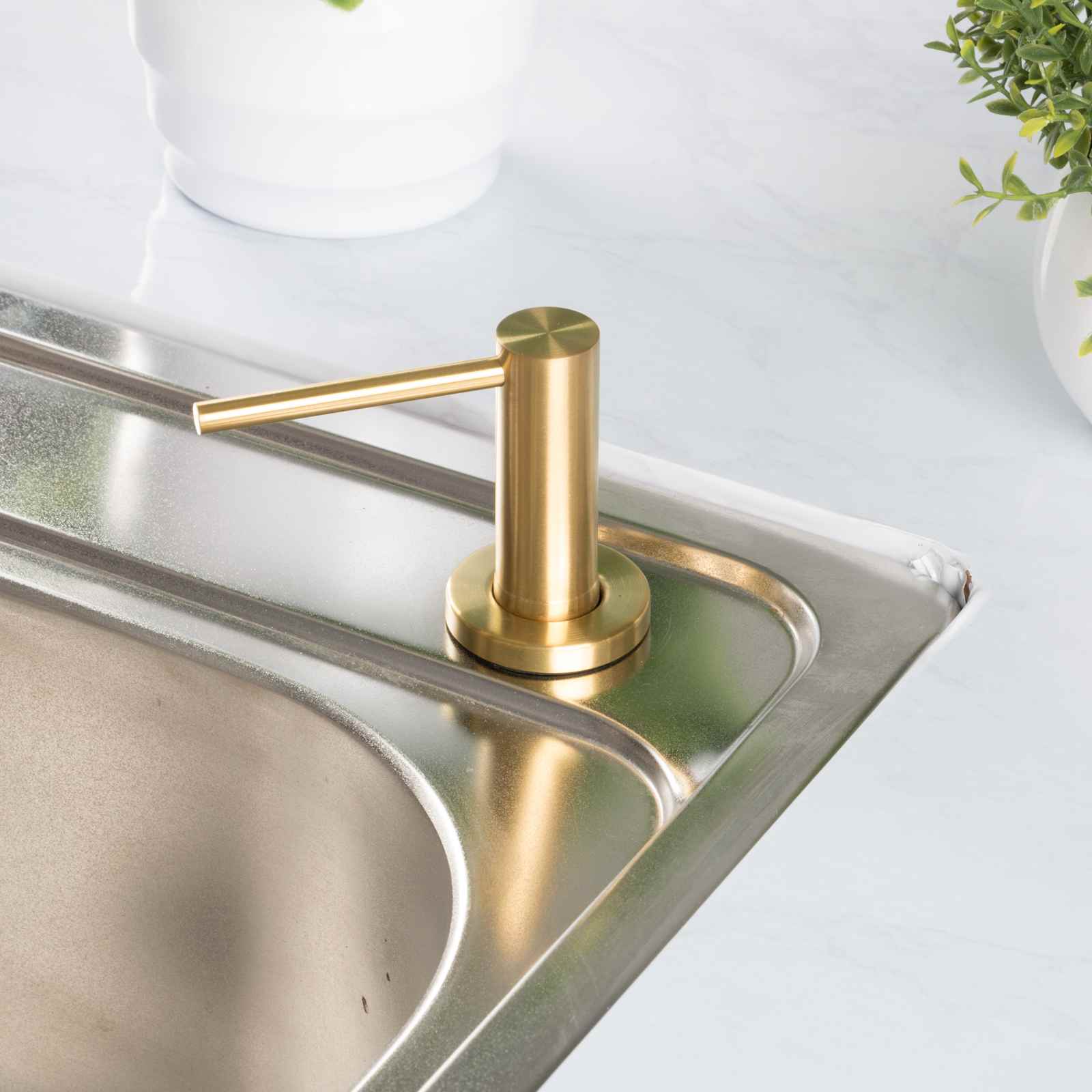 Dispensador de jabón F39 para el lavado de la cocina Fregadero de jabón de jabón